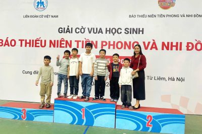 HỌC SINH TRƯỜNG TIỂU HỌC LÊ HỒNG PHONG THAM GIA GIẢI CỜ VUA HỌC SINH – BÁO TNTP & NHI ĐỒNG TỔ CHỨC CHÀO MỪNG ĐẠI HỘI ĐẢNG TOÀN QUỐC LẦN THỨ XIV ♟️